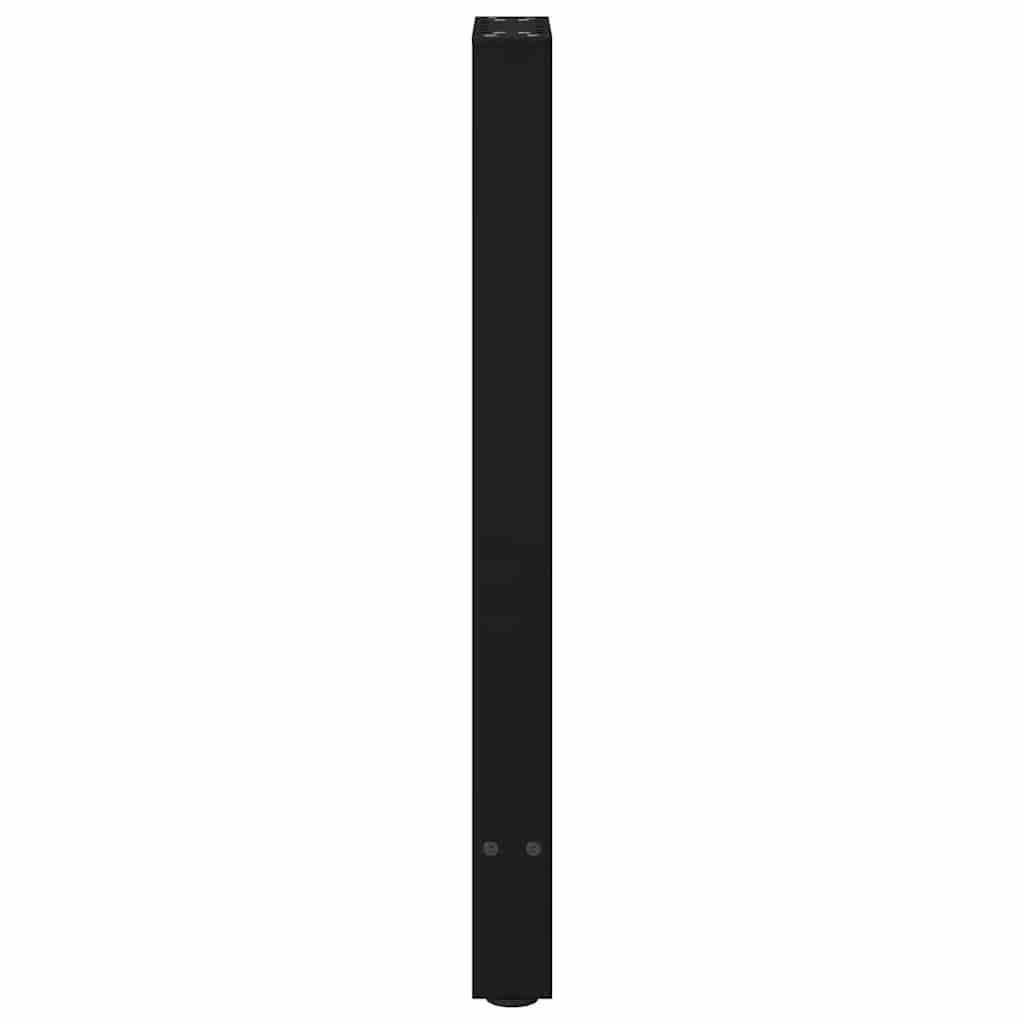 konsolbordben sort 2 stk. 28 x (72-73) cm stål