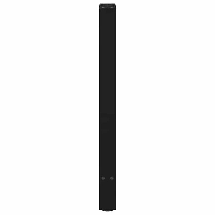konsolbordben sort 2 stk. 28 x (72-73) cm stål