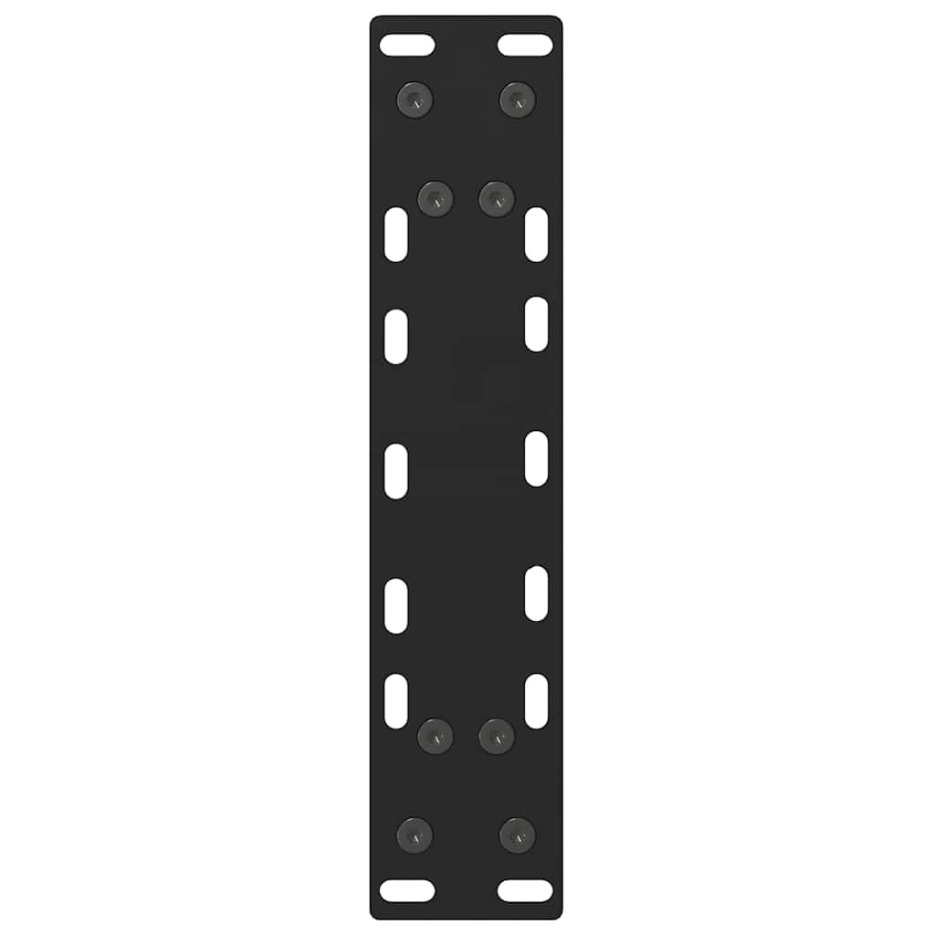 konsolbordben sort 2 stk. 28 x (72-73) cm stål