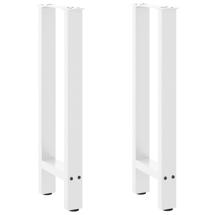 konsolbordben hvide 2 stk. 28 x (72-73) cm stål