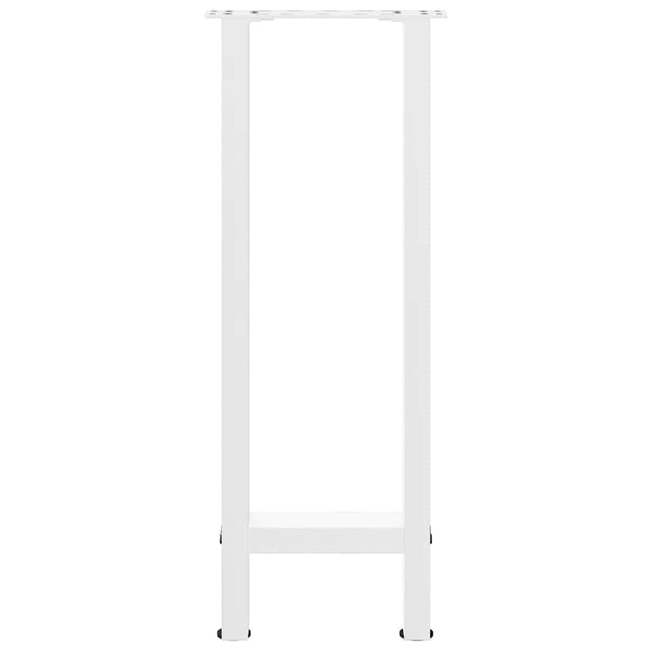konsolbordben hvide 2 stk. 28 x (72-73) cm stål
