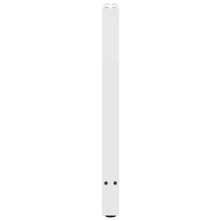 konsolbordben hvide 2 stk. 28 x (72-73) cm stål