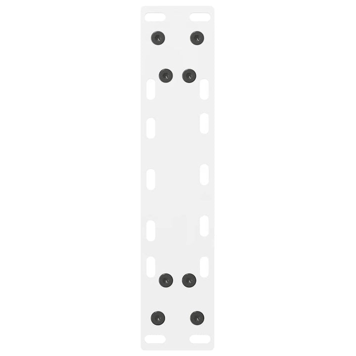 konsolbordben hvide 2 stk. 28 x (72-73) cm stål