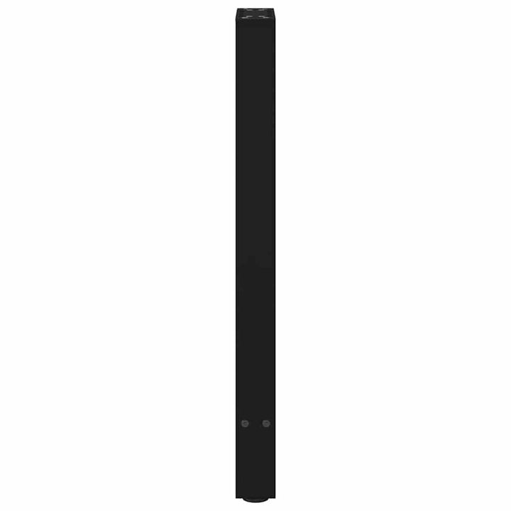 konsolbordben sort 2 stk. 38 x (72-73) cm stål
