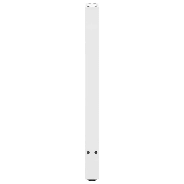 konsolbordben hvide 2 stk. 38 x (72-73) cm stål