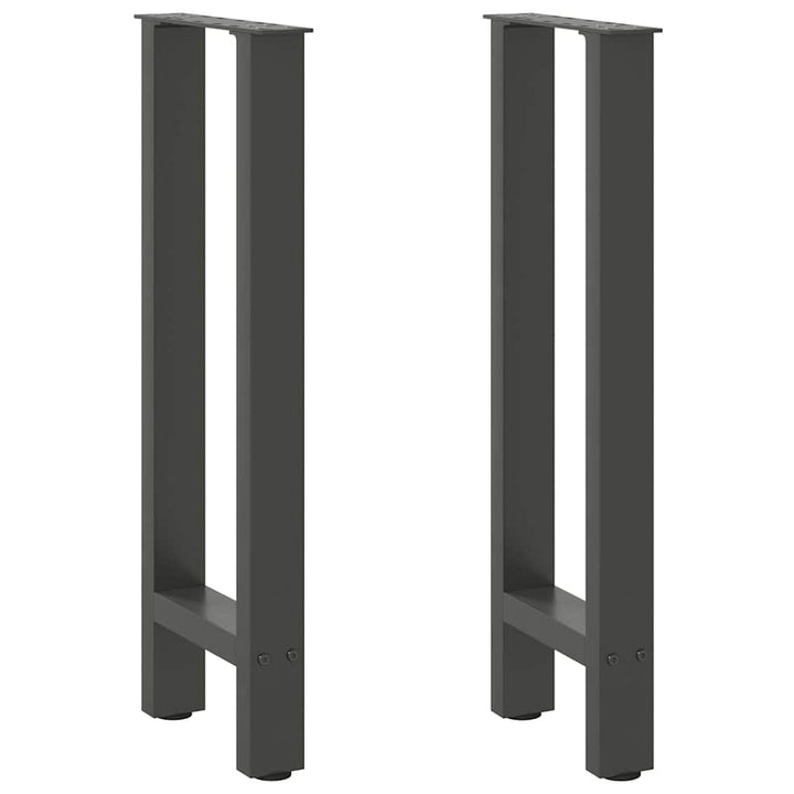 konsolbordben antracit 2 stk. 38 x (72-73) cm stål