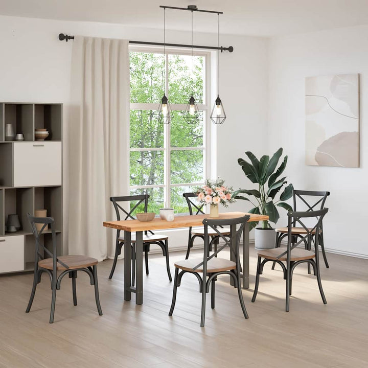 konsolbordben antracit 2 stk. 38 x (72-73) cm stål