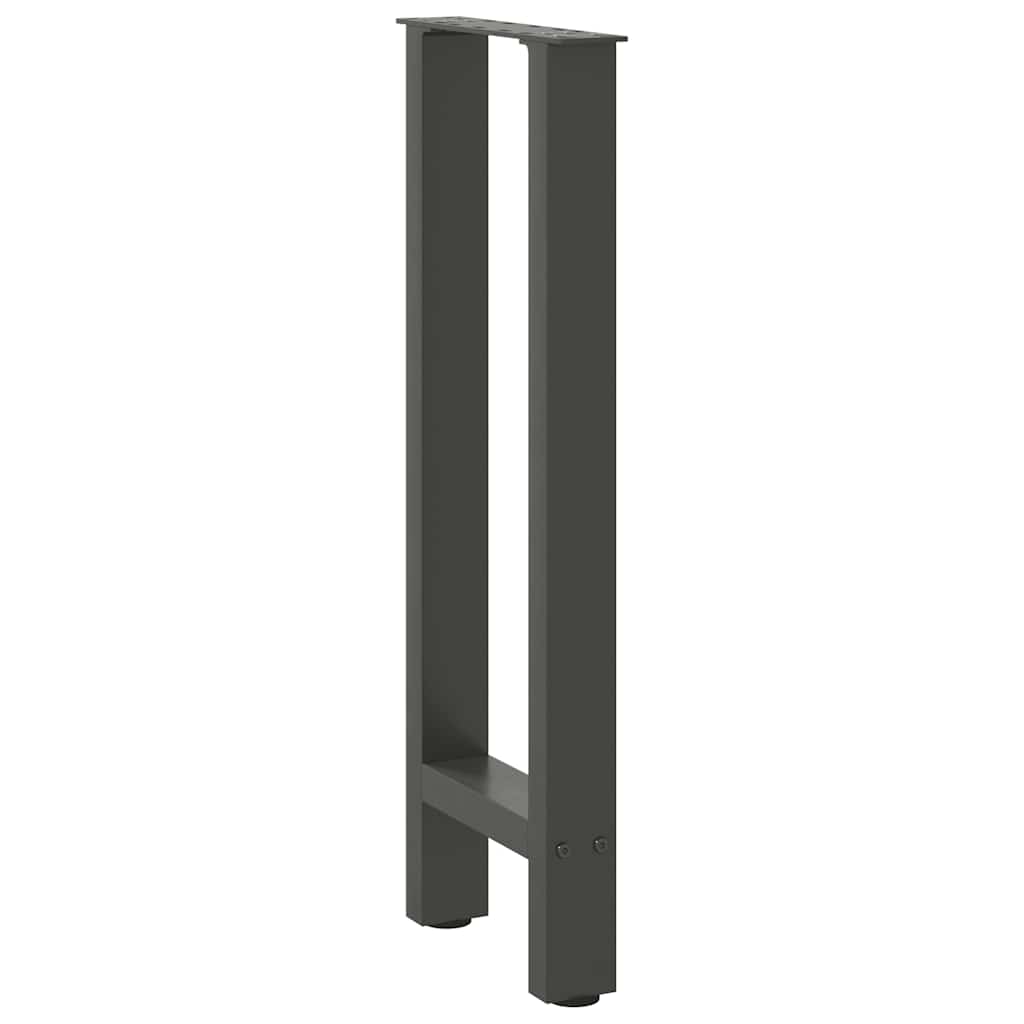 konsolbordben antracit 2 stk. 38 x (72-73) cm stål