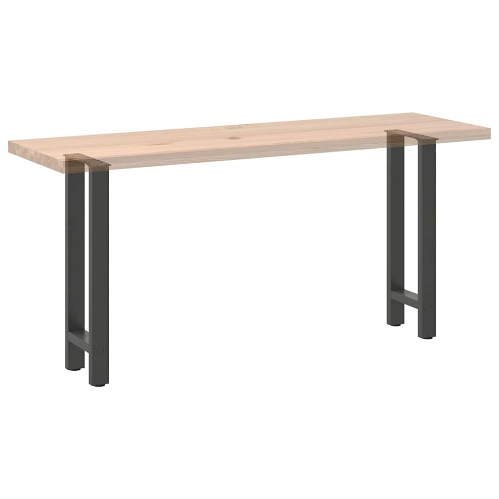 konsolbordben antracit 2 stk. 38 x (72-73) cm stål