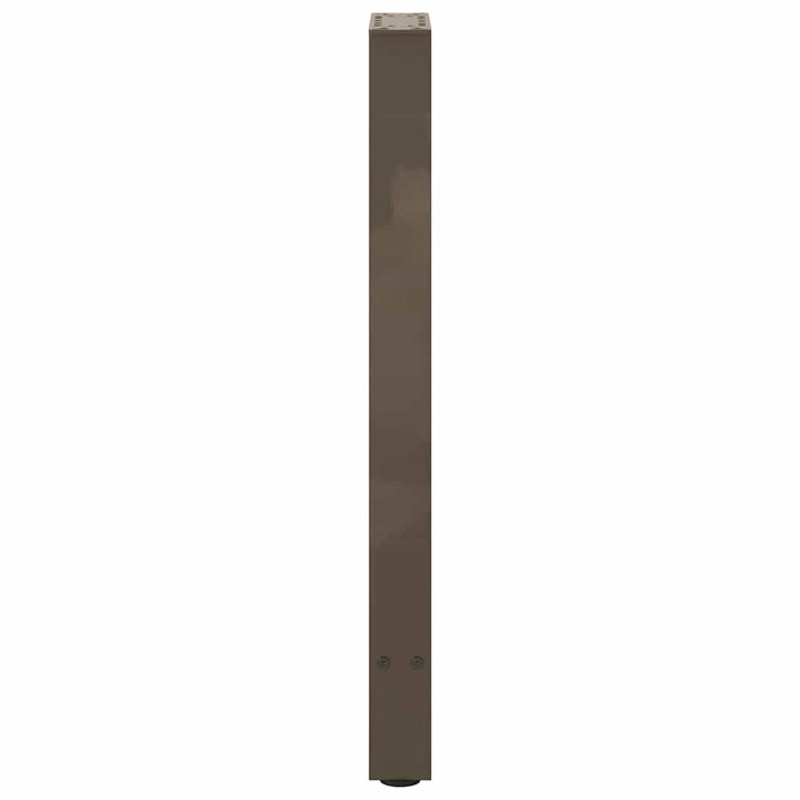 konsolbordben naturstål 2 stk. 38 x (72-73) cm stål