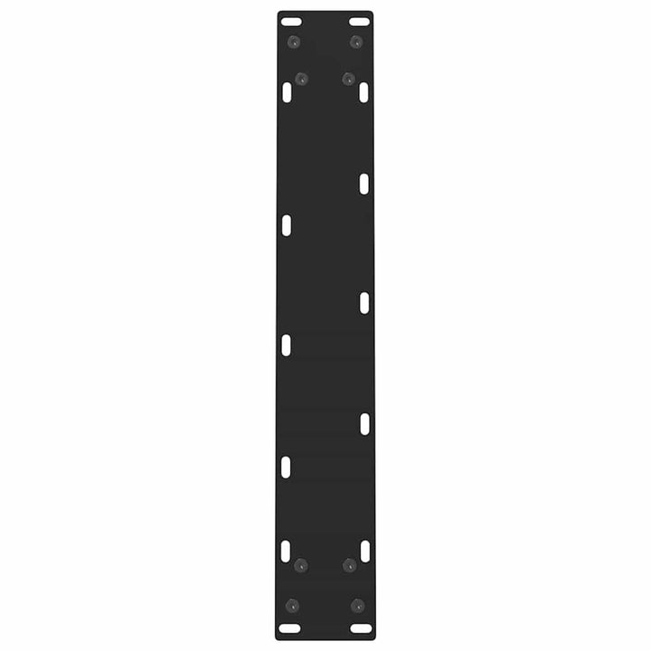 spisebordsben sort 2 stk. 50x(72-73) cm stål