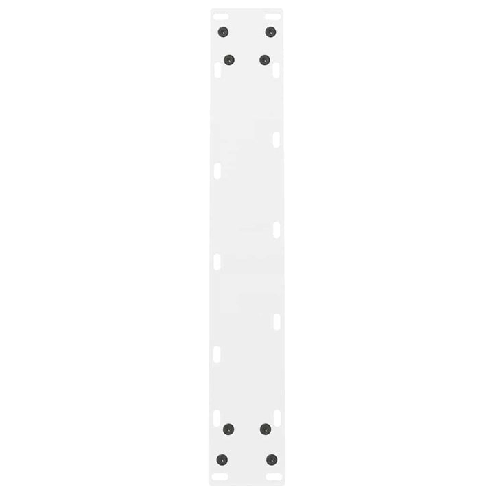spisebordsben hvide 2 stk. 50x(72-73) cm stål
