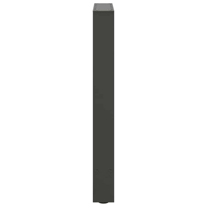 spisebordsben antracit 2 stk. 50x(72-73) cm stål