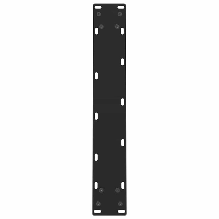 spisebordsben sort 2 stk. 60 x (72-73) cm stål