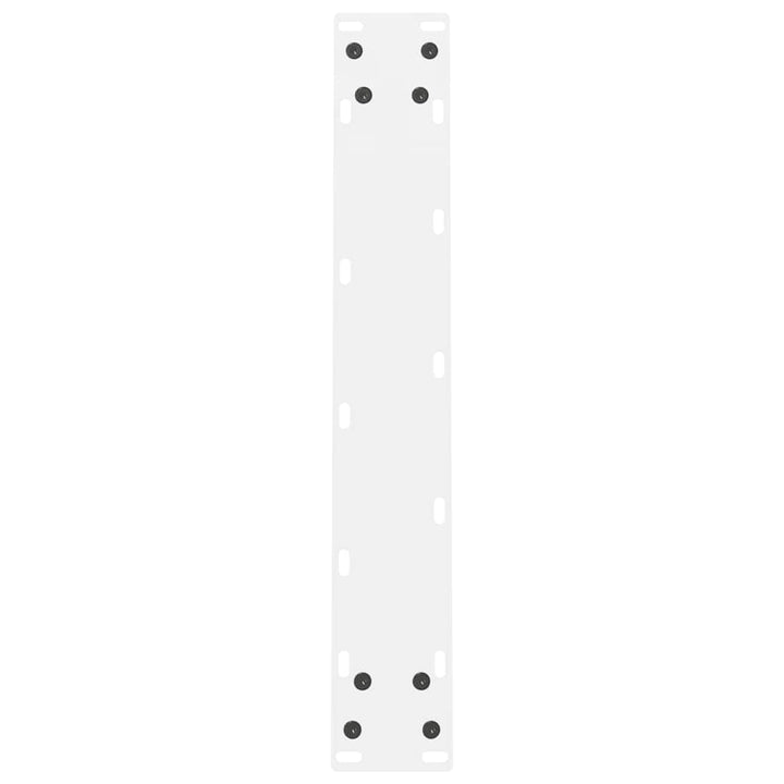spisebordsben hvide 2 stk. 60x(72-73) cm stål