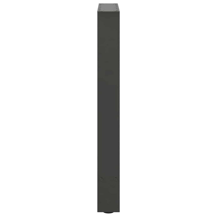 spisebordsben antracit 2 stk. 60 x (72-73) cm stål