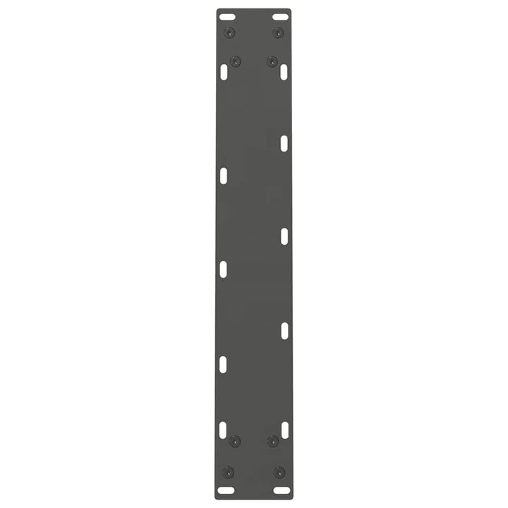 spisebordsben antracit 2 stk. 60 x (72-73) cm stål