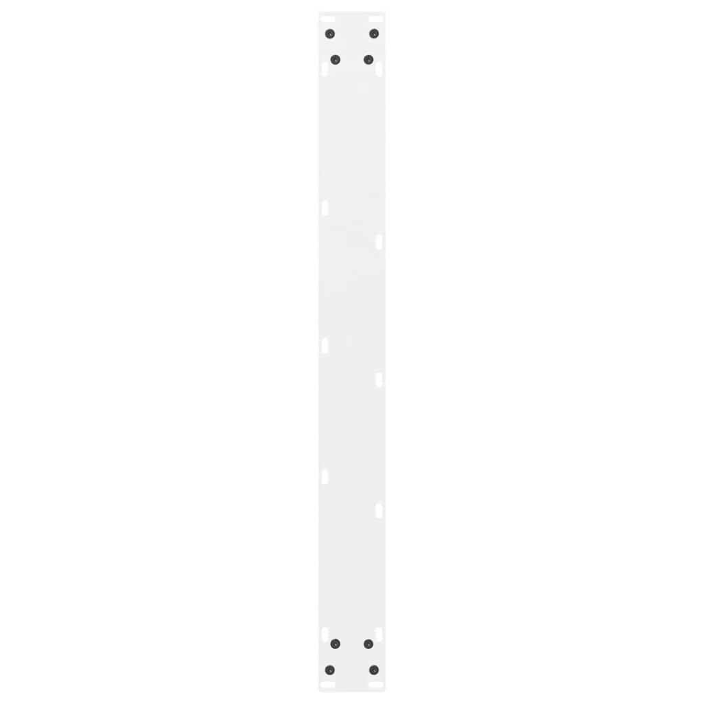 spisebordsben hvide 2 stk. 70x(72-73) cm stål