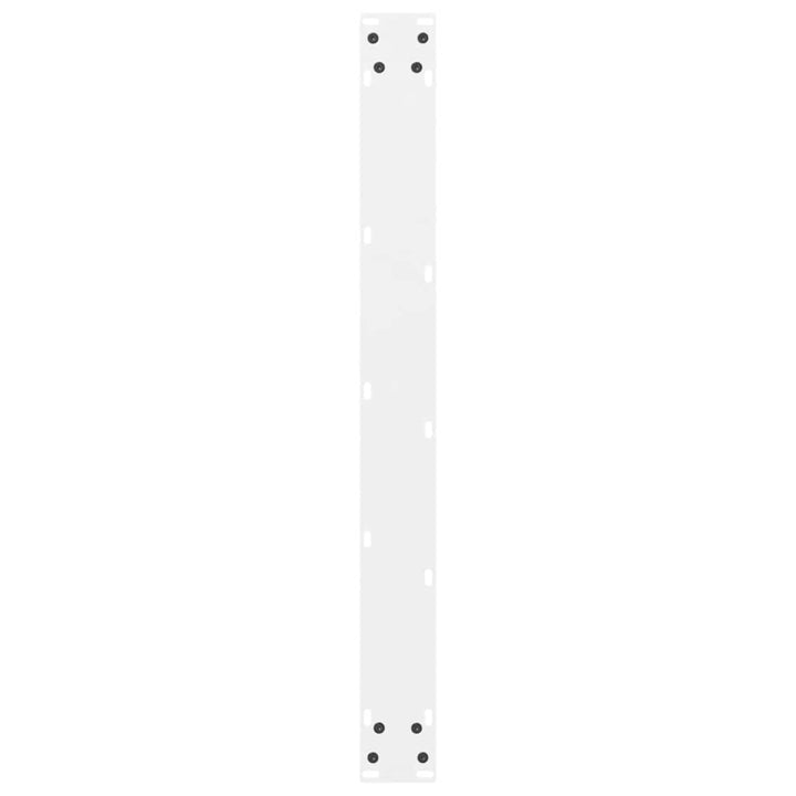spisebordsben hvide 2 stk. 70x(72-73) cm stål