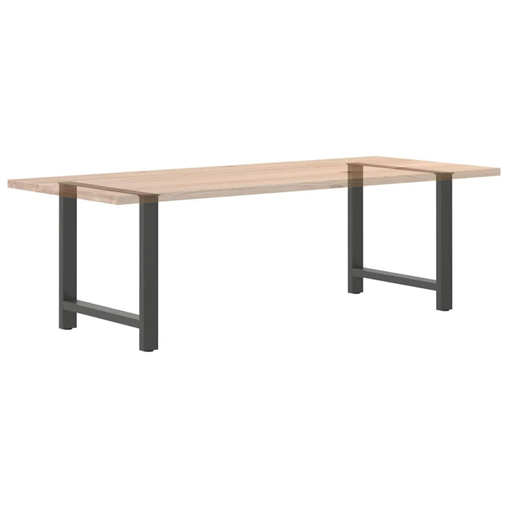spisebordsben antracit 2 stk. 70 x (72-73) cm stål