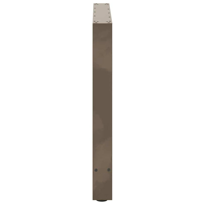spisebordsben naturstål 2 stk. 70x(72-73) cm stål