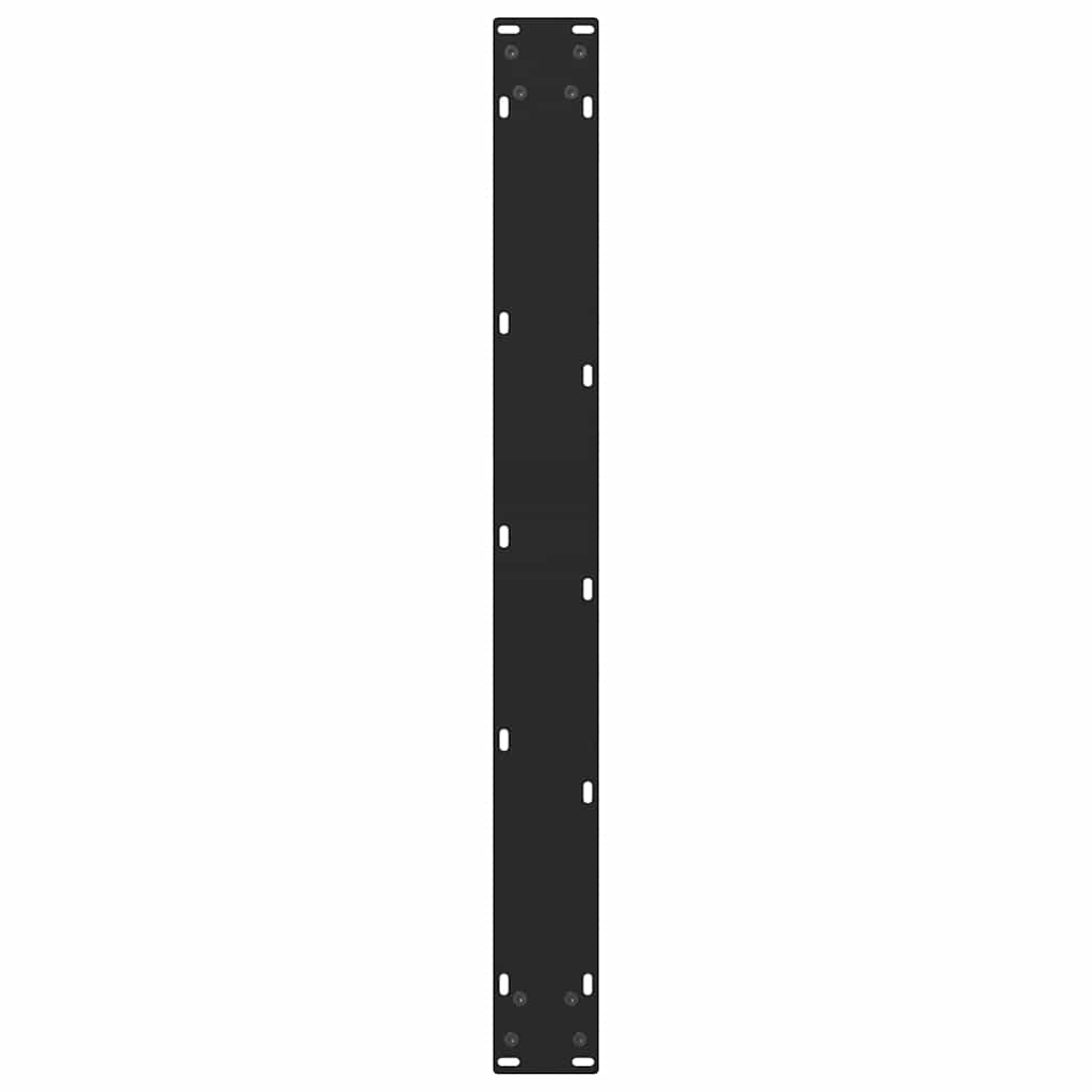 spisebordsben sort 2 stk. 80x(72-73) cm stål