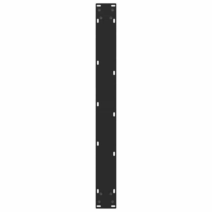 spisebordsben sort 2 stk. 80x(72-73) cm stål