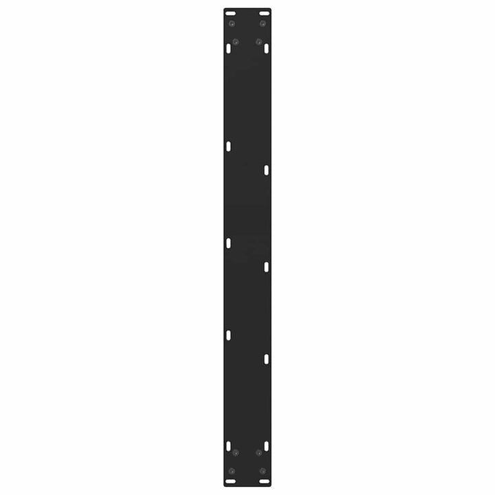 spisebordsben sort 2 stk. 80x(72-73) cm stål