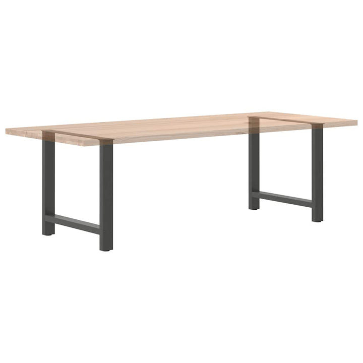 spisebordsben antracit 2 stk. 80x(72-73) cm stål
