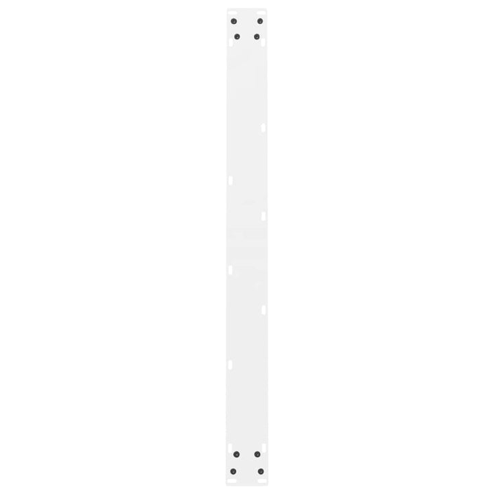 spisebordsben hvide 2 stk. 90x(72-73) cm stål