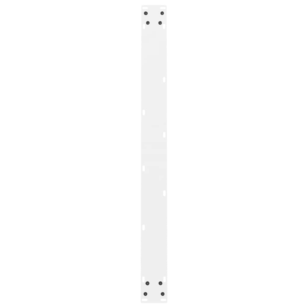 spisebordsben hvide 2 stk. 90x(72-73) cm stål