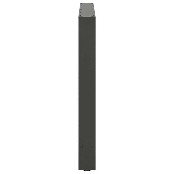 spisebordsben antracit 2 stk. 90 x (72-73) cm stål