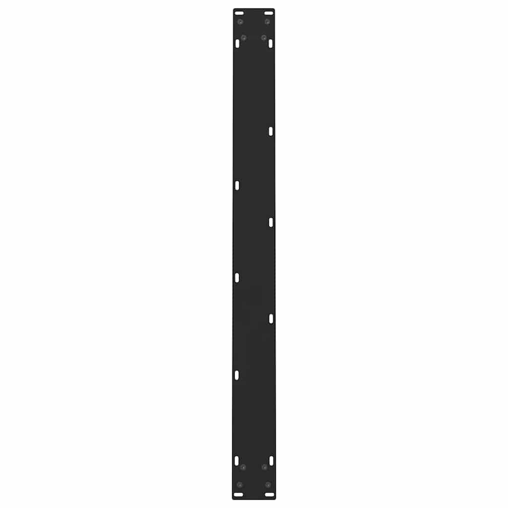 spisebordsben sort 2 stk. 100x(72-73) cm stål
