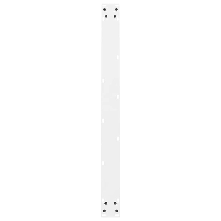 spisebordsben hvide 2 stk. 100x(72-73) cm stål