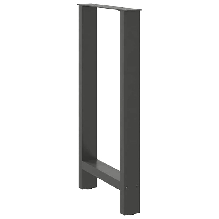barbordsben antracit 2 stk. 40x(90-91) cm stål