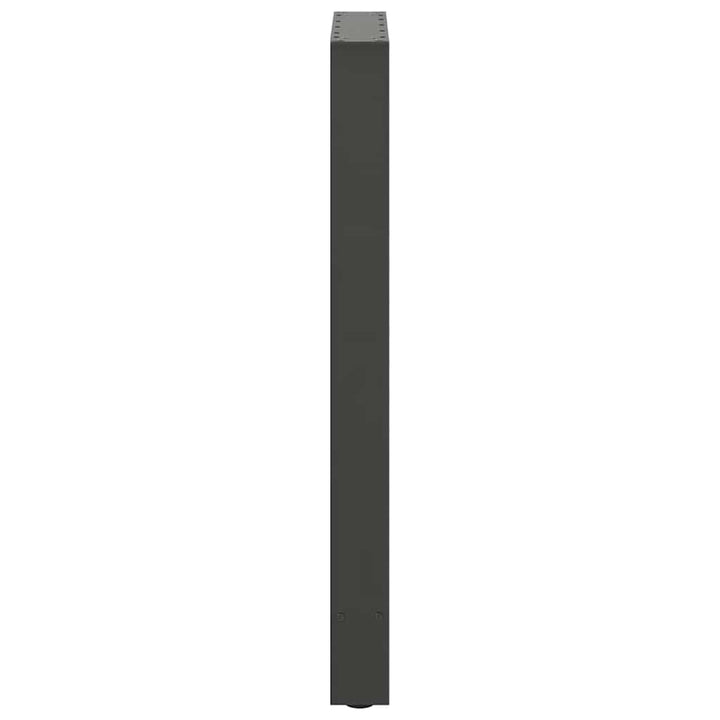 barbordsben antracit 2 stk. 40x(90-91) cm stål
