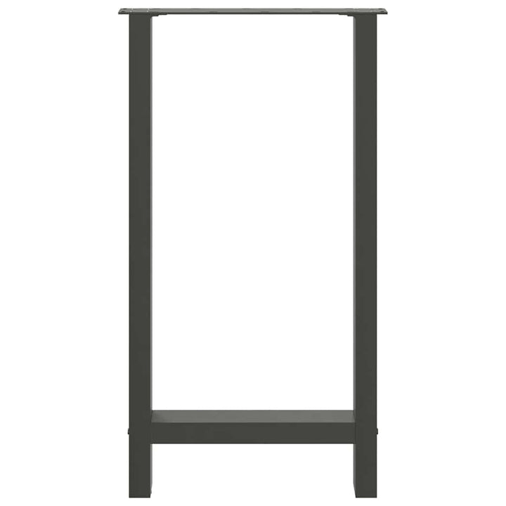 barbordsben antracit 2 stk. 50x(90-91) cm stål
