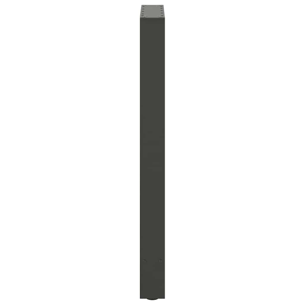 barbordsben antracit 2 stk. 50x(90-91) cm stål