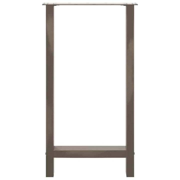 barbordsben naturstål 2 stk. 50x(90-91) cm stål