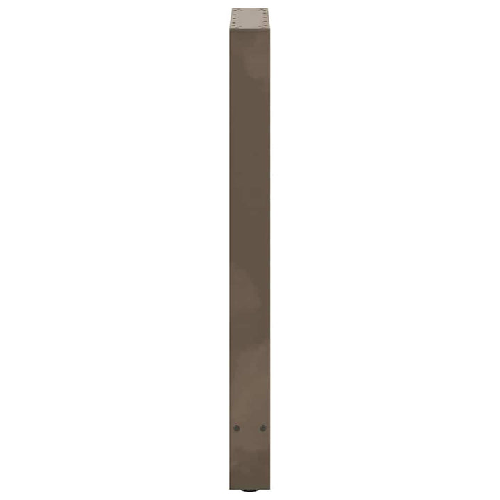barbordsben naturstål 2 stk. 50x(90-91) cm stål