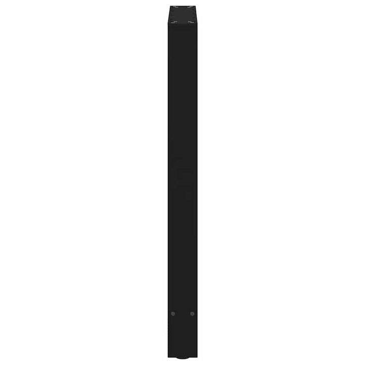 barbordsben sort 2 stk. 60x(90-91) cm stål