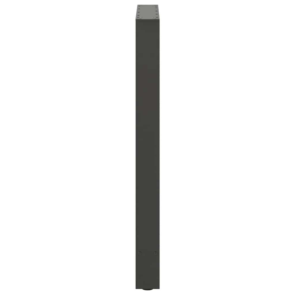 barbordsben antracit 2 stk. 60x(90-91) cm stål