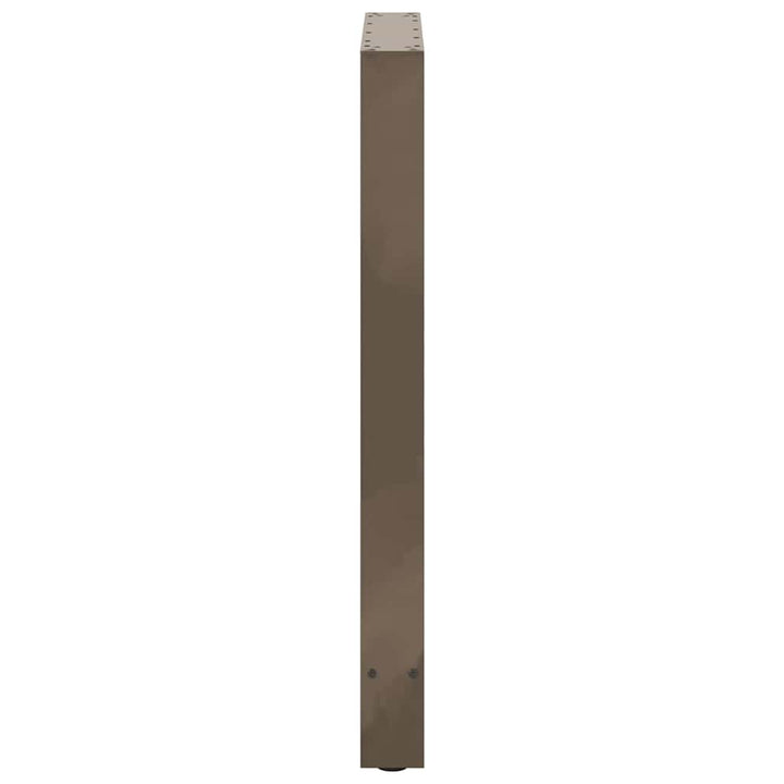barbordsben naturstål 2 stk. 60x(90-91) cm stål