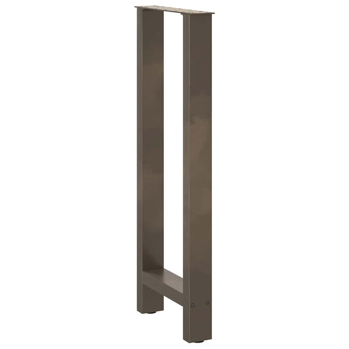 barbordsben naturstål 2 stk. 40x(100-101) cm stål