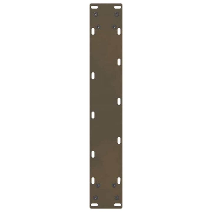 barbordsben naturstål 2 stk. 40x(100-101) cm stål