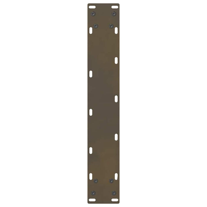 barbordsben naturstål 2 stk. 50x(100-101) cm stål