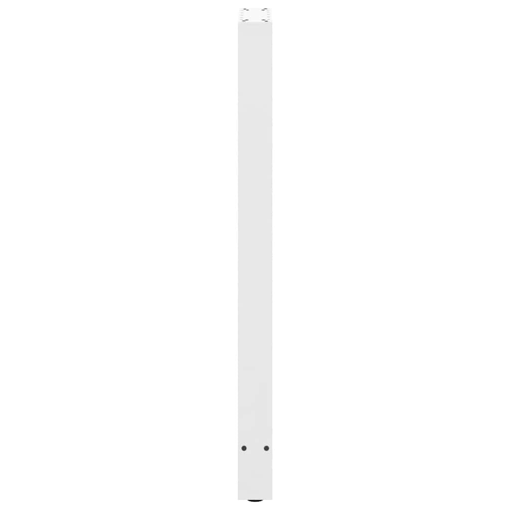 barbordsben hvide 2 stk. 40x(110-111) cm stål