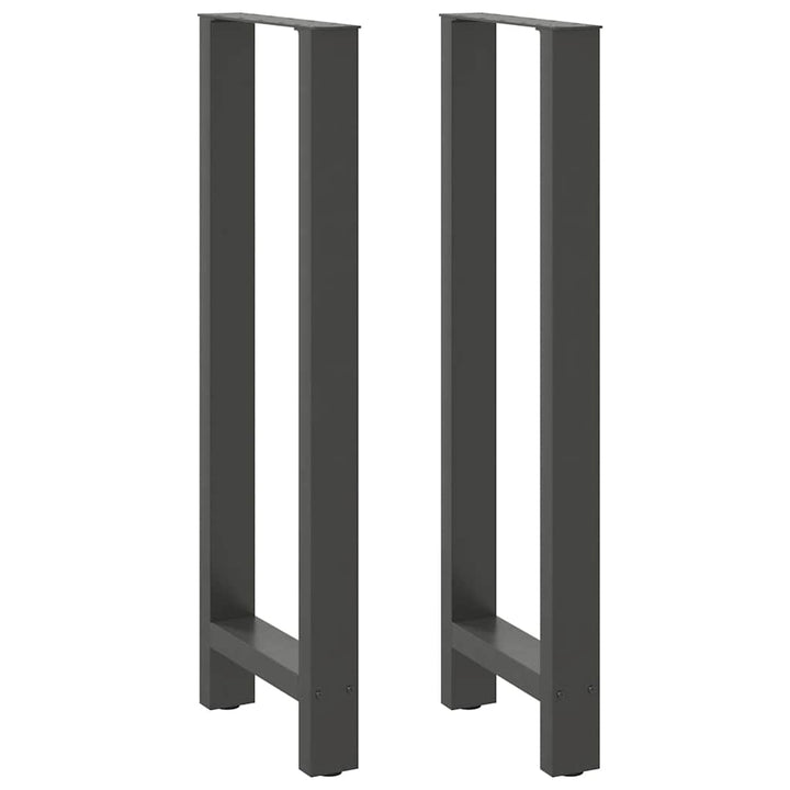 barbordsben antracit 2 stk. 40x(110-111) cm stål