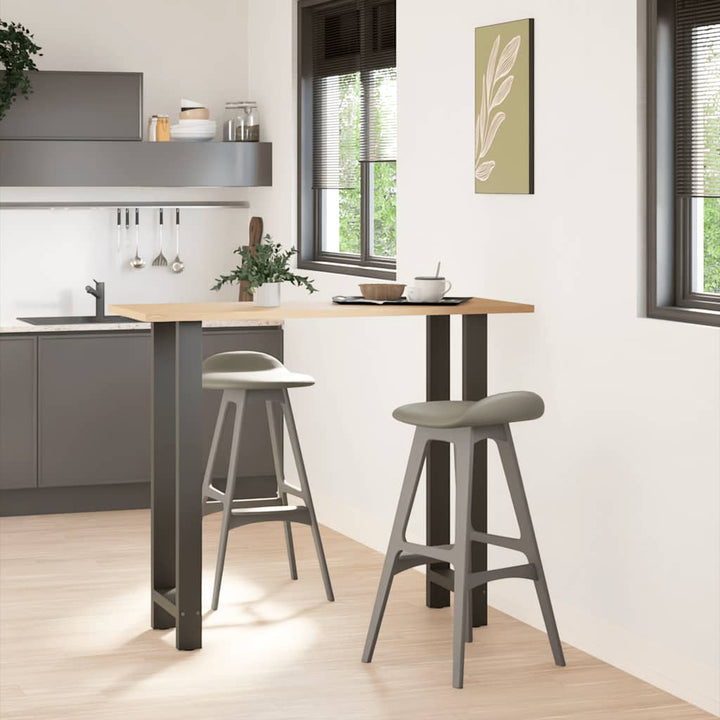 barbordsben antracit 2 stk. 40x(110-111) cm stål