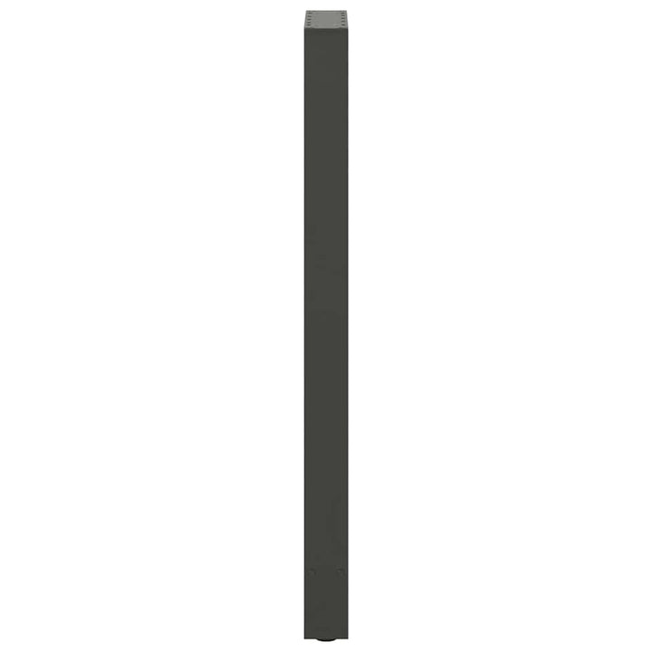 barbordsben antracit 2 stk. 40x(110-111) cm stål